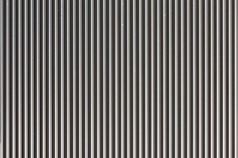 Grooved aluminium plate