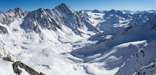 Schrankogel with Sulztalferner