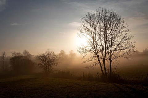 Sunrise at the Erdinger Strasse