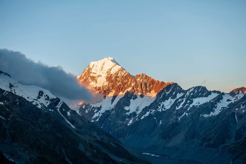 Mount Cook at sunset