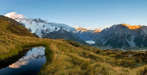 Mount Cook at sunset