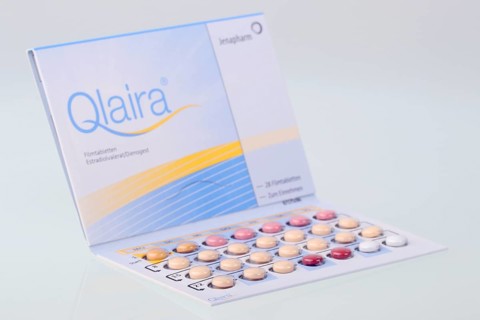 Contraceptive pill Qlaira of the company Jenapharm