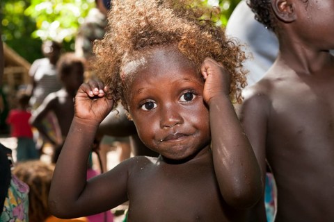 Children on Telina Island