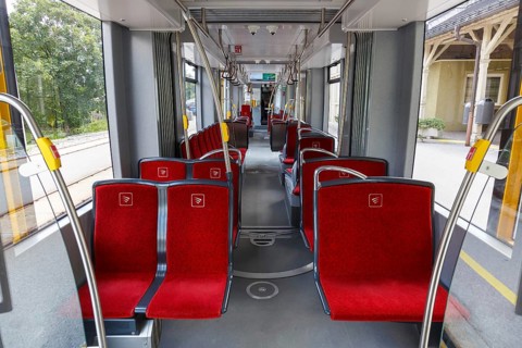 Stubaitalbahn Innsbruck tram interior railway local traffic