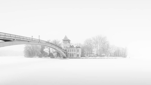 The Abbey Bridge connects Berlin Treptow Koepenick over the Spree with the Isle of Youth