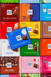Ritter Sport chocolates different varieties wallpaper
