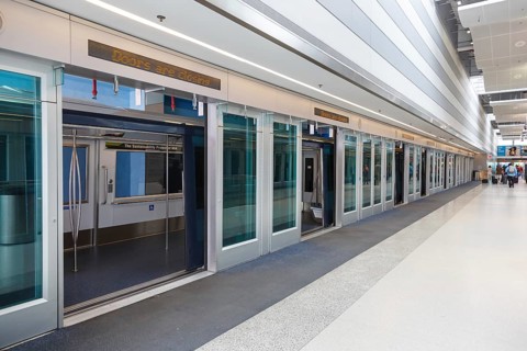 MIA People Mover stop at Miami Airport