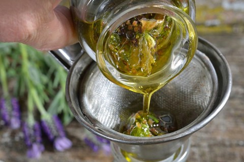 Production Lavender oil