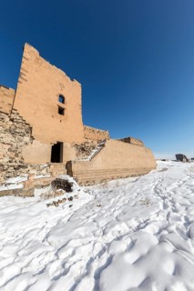 City walls of Ani. Ani is a ruined medieval Armenian town