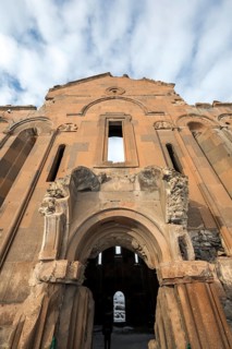 Kars Fethiye Mosque in Ani. Ani is a ruined medieval Armenian town