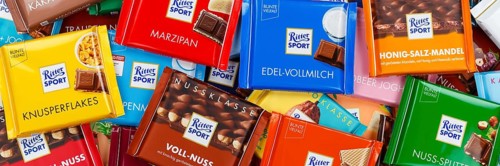 Ritter Sport chocolates different varieties wallpaper