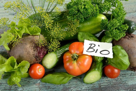 Various organic vegetables