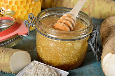Production horseradish syrup