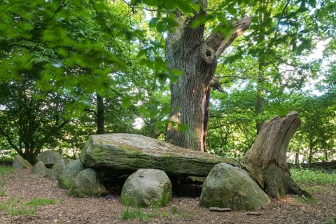 Large stone grave
