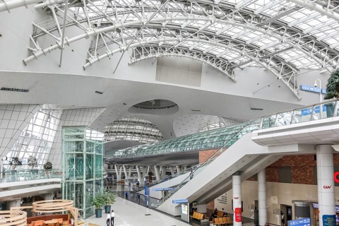 Transportation Center Station at Seoul Incheon Airport