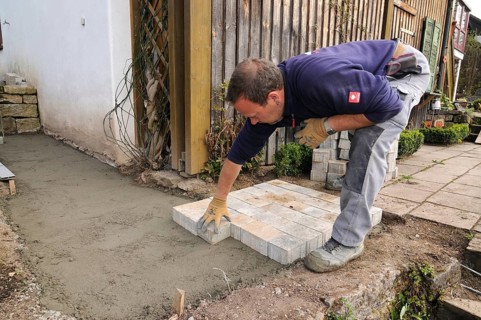 Pave a garden path