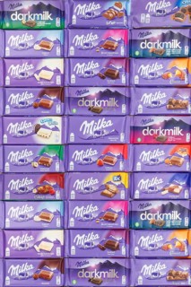 Milka chocolates different varieties wallpaper