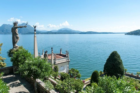 Statue and Pavilion