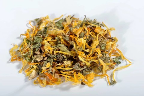Cholesterol regulating tea