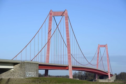 Rhine bridge near Emmerich