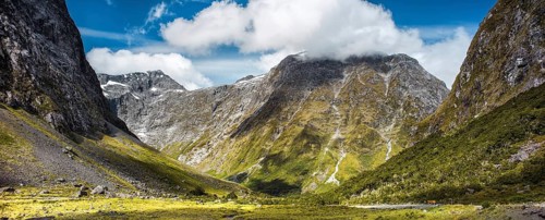 West side of Homer Tunnel