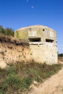 Military bunker on the beach of Obzor