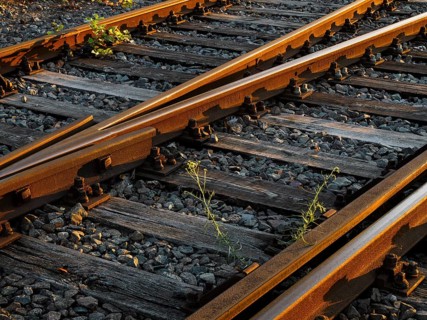 Old railway tracks
