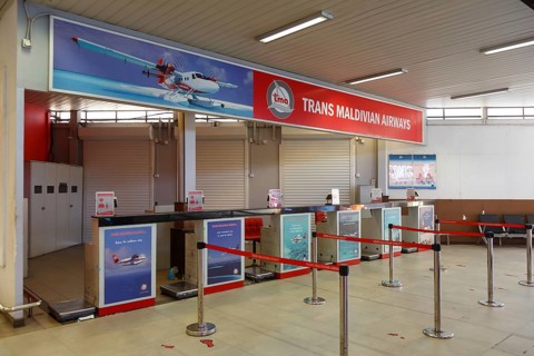 Check-in counter of TMA