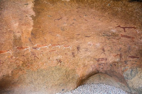 Rock drawing