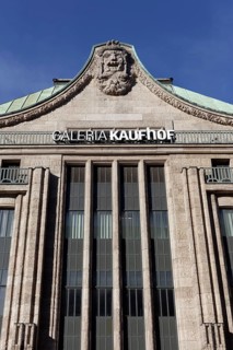 Historic department store facade