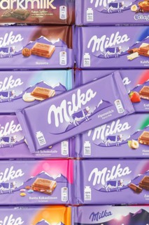 Milka chocolates different varieties wallpaper