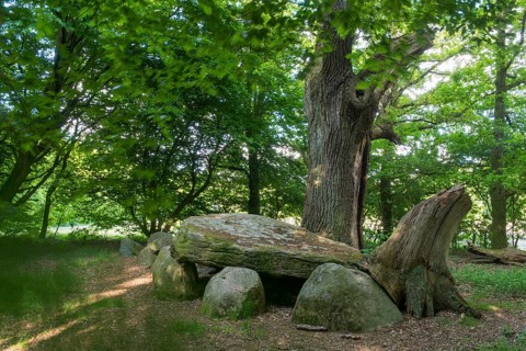 Large stone grave