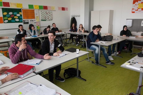 Refugee class in the Training Preparation International