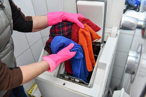 Put away the washing machine