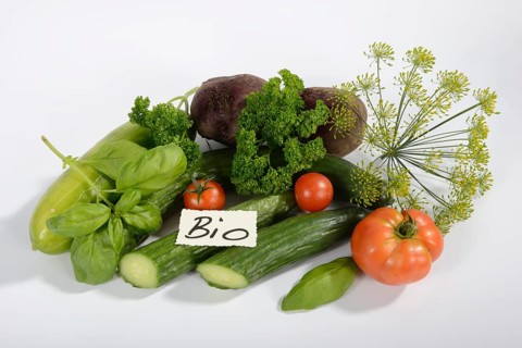 Various organic vegetables