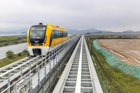 A Maglev train at Seoul Incheon Airport