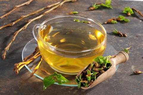 Cup black poplar bud tea