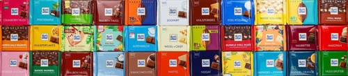 Ritter Sport chocolates different varieties wallpaper
