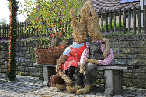 Easter fountain