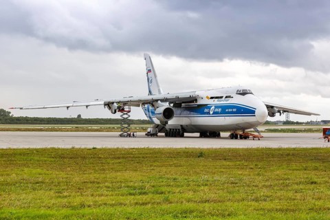A Volga-Dnepr Antonov An-124-100 with registration RA-82078 at Leipzig/Halle Airport