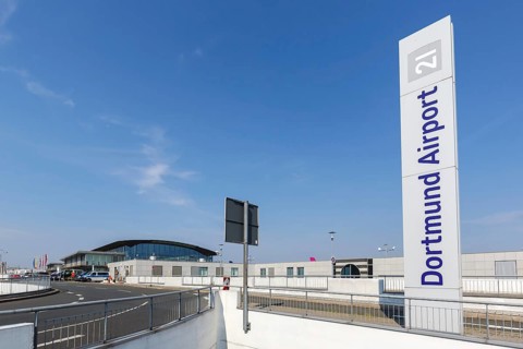 Terminal of Dortmund Airport