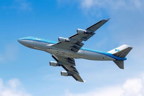 A KLM Asia Boeing 747-400 with the registration PH-BFY at Sint Maarten airport