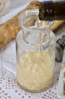 Production Horseradish wine