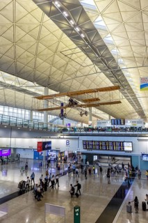 Terminal of Hong Kong Chek Lap Kok Airport