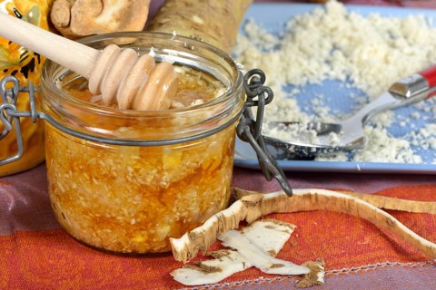 Production horseradish syrup