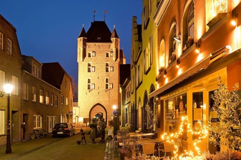 Inner Klever Gate in the evening