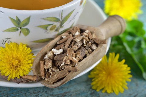 Dandelion root tea
