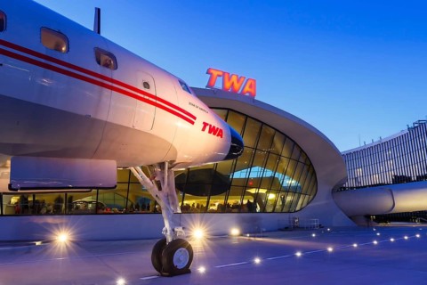 A Lockheed L1649A Starliner aircraft of TWA Trans World Airlines with registration N8083H at New York John F Kennedy