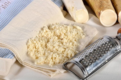 Production of horseradish wraps