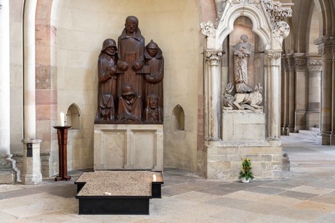 Anti-war monument by Ernst Barlach in Magdeburg Cathedral